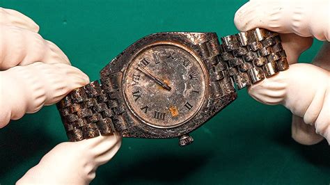 burned rolex|Restoration of a Burnt Rolex Datejust .